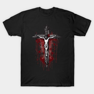 Crucifixion Wounds of Jesus Christ T-Shirt